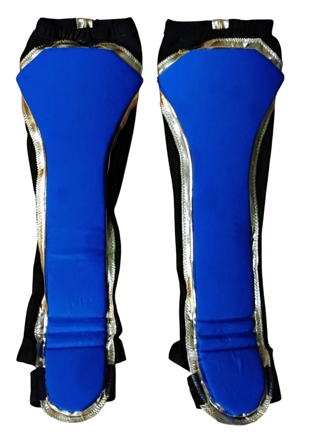 Pro wrestling biker shorts with kickpads and kneepads