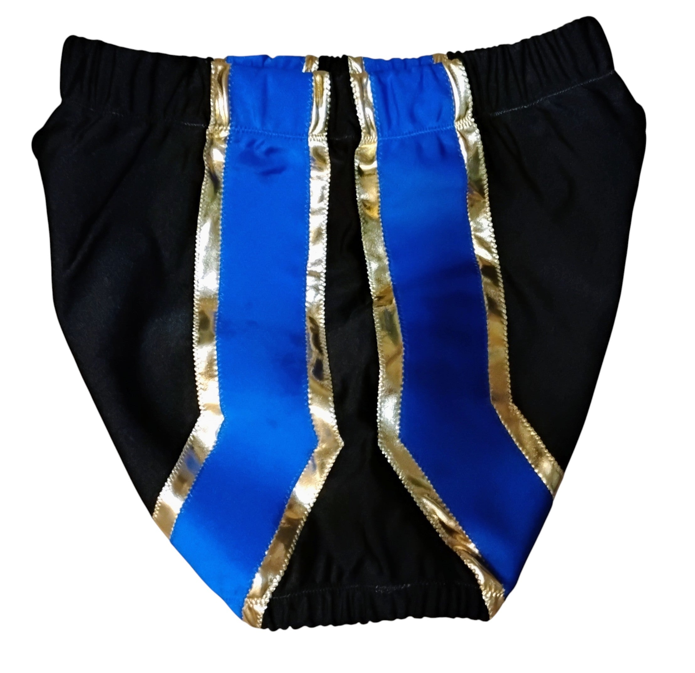 Pro wrestling biker shorts with kickpads and kneepads